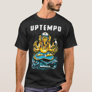 Uptempo hardcore DJ maakt muziekPremium T-shirt