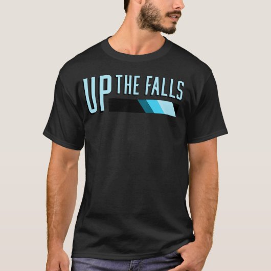UpTheFalls oud T-shirt (Voorkant)
