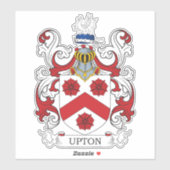 Upton familiewapen sticker (Vel)