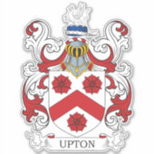 Upton Family Crest Sticker (Voorkant)