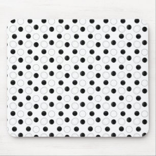 Uptown Bliss Mousepad, Black en White Muismat