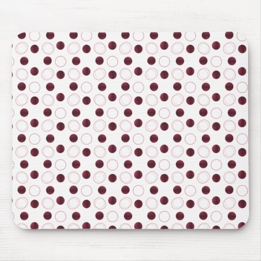 Uptown Bliss Mousepad, Burgundy Muismat (Voorkant)
