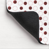 Uptown Bliss Mousepad, Dark Red Muismat (Hoek)