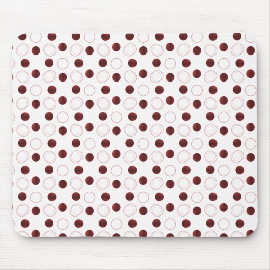 Uptown Bliss Mousepad, Dark Red Muismat (Voorkant)