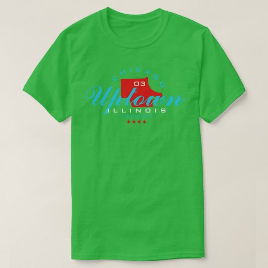 Uptown Chicago T-shirt (Design voorkant)