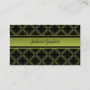 Uptown Elegance Visitekaartje, Olive Green Visitekaartje