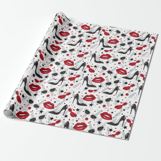 Uptown Girl Cadeaupapier (Uitgerold)