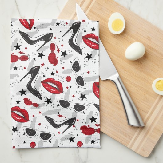 Uptown Girl Theedoek (Quarter Fold)