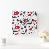 Uptown Girl Vierkante Klok (Huis)