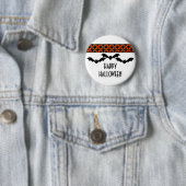 Uptown Glam Bats Halloween Button (In situ)