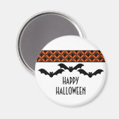 Uptown Glam Bats Halloween Magnet (Voorkant / Achterkant)