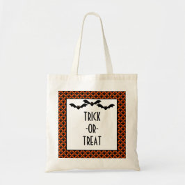 Uptown Glam Bats Halloween Trick or treat Bag Tote Bag