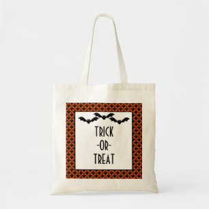 Uptown Glam Bats Halloween Trick or treat Bag Tote Bag
