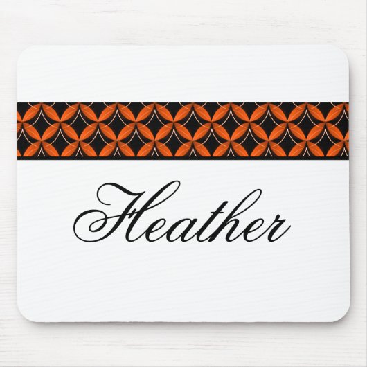 Uptown Glam Fancy Halloween Mousepad Muismat (Voorkant)