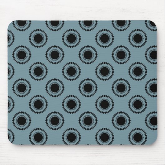 Uptown Hipster Mousepad, Blue Muismat (Voorkant)
