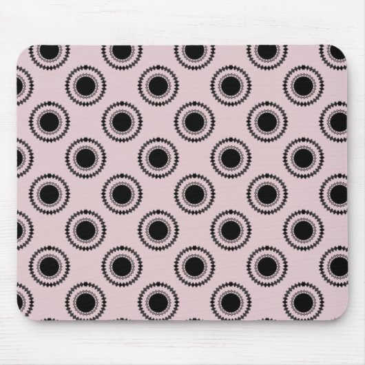 Uptown Hipster Mousepad, Delicate Light Pink Muismat (Voorkant)