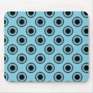 Uptown Hipster Mousepad, Turquoise Muismat