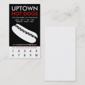 Uptown hotdogs loyaliteit klantenkaartje (Voorkant / Achterkant)