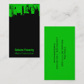 Uptown Midnight Evergreen Visitekaartje (Voorkant / Achterkant)