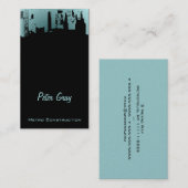 Uptown Midnight New Grey Visitekaartje (Voorkant / Achterkant)