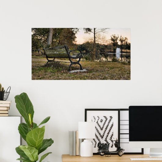 Uptown New Orleans Poster (Thuiskantoor)