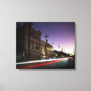 Uptown New Orleans Zonsondergang Canvas Afdruk
