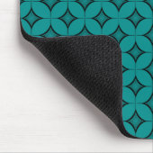 Uptown Retro Mousepad, Blauwgroen Muismat (Hoek)