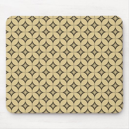 Uptown Retro Mousepad, Champagne Muismat (Voorkant)