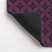 Uptown Retro Mousepad, Dark Paars Muismat (Hoek)