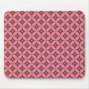 Uptown Retro Mousepad, Watermelonroze Muismat