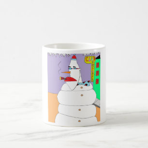 Uptown Snowman Koffiemok