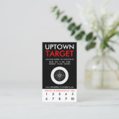 Uptown Target Loyaliteit Klantenkaartje (Staand voorkant)