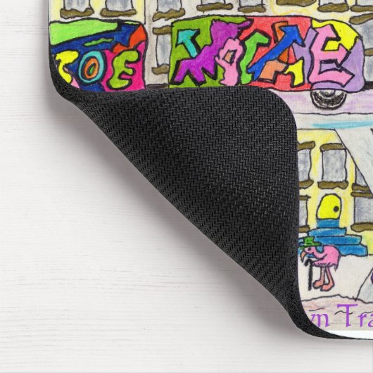 "Uptown Train" Muismat (Hoek)