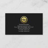 Uptrend Movement Stock Exchange Graph Forex Dealer Visitekaartje (Achterkant)