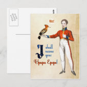 Upupa Epops Briefkaart (Voorkant / Achterkant)