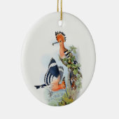 Upupa Epops Tree Keramisch Ornament (Rechts)