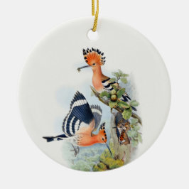 Upupa Epops Tree Keramisch Ornament