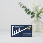 Upwards Lijst van de Grafiek van het Deel Visitekaartje (Staand voorkant)