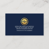 Upwards Lijst van de Grafiek van het Deel Visitekaartje (Achterkant)