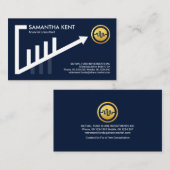 Upwards Lijst van de Grafiek van het Deel Visitekaartje (Voorkant / Achterkant)