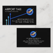 Upwards Sky Arrows Airport Plane Runway Visitekaartje (Voorkant / Achterkant)