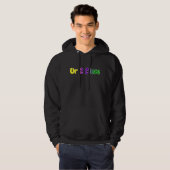 Ur 2 Close Mardi Gras Colors Hoodie (Voorkant volledig)