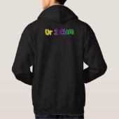 Ur 2 Close Mardi Gras Colors Hoodie (Achterkant)