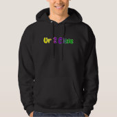 Ur 2 Close Mardi Gras Colors Hoodie (Voorkant)