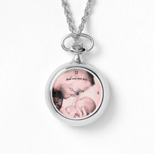 UR Photo Silver eWatch-Ketting toevoegen Horloge