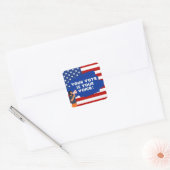 Ur-stemming Vierkante Sticker (Envelop)