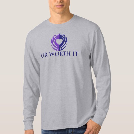 UR Worth It Grey T-shirt (Voorkant)