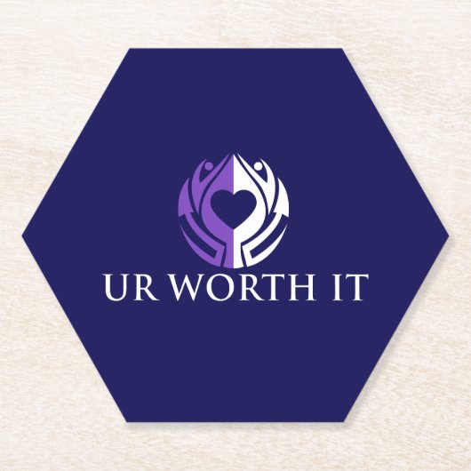 UR Worth It Kartonnen Onderzetters (Voorkant)