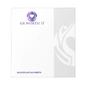 UR WORTH IT NOTITIEBLOK (Voorkant)