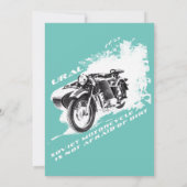 Ural Motorcycle With Sidecar Is Not Afraid Of Dirt Kaart (Achterkant)